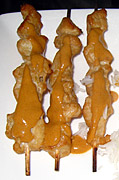 Photo de la recette Brochettes de poulet sauce satay