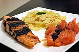 Photo de la recette Filets de saumon à la tapenade