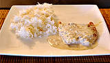 Photo de la recette Papillote de saumon au vin blanc
