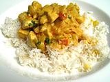 Photo de la recette Poulet au curry et à l'ananas